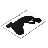 MAN KNELT IN PRAYER NOTIZBLOCK (Linke Seite)