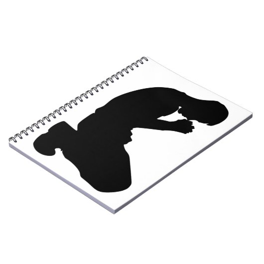 MAN KNELT IN PRAYER NOTIZBLOCK (Linke Seite)