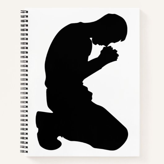 MAN KNELT IN PRAYER NOTIZBLOCK (Vorderseite)