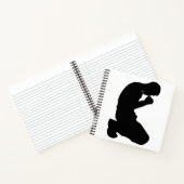 MAN KNELT IN PRAYER NOTIZBLOCK (Innenseite)