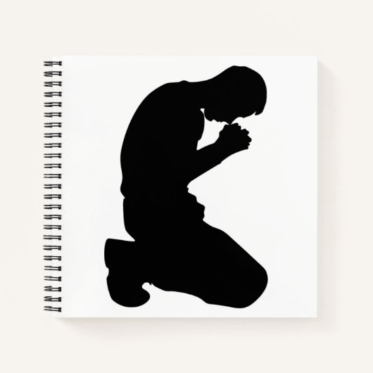 MAN KNELT IN PRAYER NOTIZBLOCK (Vorderseite)
