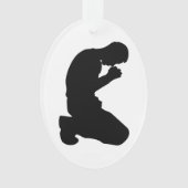 MAN KNELT IN PRAYER ORNAMENT (Vorderseite)