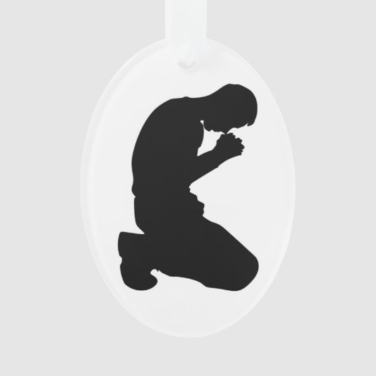 MAN KNELT IN PRAYER ORNAMENT (Vorderseite)