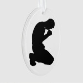 MAN KNELT IN PRAYER ORNAMENT (Vorderseite)