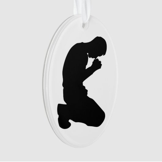 MAN KNELT IN PRAYER ORNAMENT (Vorderseite)