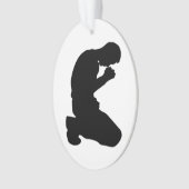 MAN KNELT IN PRAYER ORNAMENT (Vorderseite)