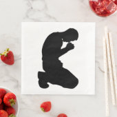 MAN KNELT IN PRAYER SERVIETTE (Beispiel)