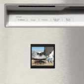 Man kocht eine riesige Paella - Magnet (In Situ (Geschirrspüler))