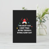 Man konnte keinen Stummfahrer hören Chris Einladung (Stehend Vorderseite)