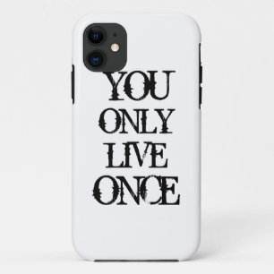 Man lebt nur einmal iPhone 11 hülle