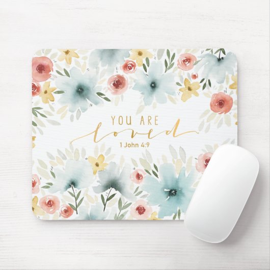 Man liebt Mousepad (Schrift) (Mit Mouse)