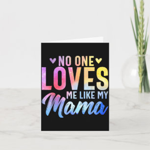 Man liebt wie Mama - Muttertag Sohn und Tochter Karte