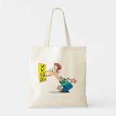 Man liest einen Augendiagrammbeutel Tragetasche (Rückseite)