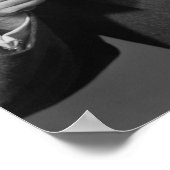 Man Lighting Cigarette Poster (Ecke)