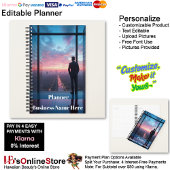 Man Looking Out Window Text Scheduling Projects 2 Planer