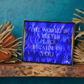 Man macht die Welt besser sichtbar Fotoplatte (Seite)