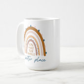 Man macht die Welt zu einem besseren Ort Kaffeetasse (Vorderseite Links)