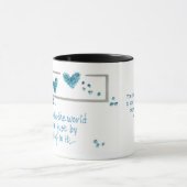 Man macht die Weltausstellung einfach, indem man d Tasse (Zentrum)