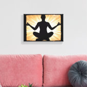 Man Meditation Zen Leinwand Mauer (Insitu (Wohnzimmer))