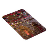 Man Mo buddhistischer Tempel von Hongkong Magnet (Rechte Seite)