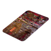 Man Mo buddhistischer Tempel von Hongkong Magnet (Linke Seite)