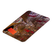 Man Mo buddhistischer Tempel von Hongkong Magnet (Linke Seite)