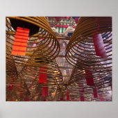Man Mo buddhistischer Tempel von Hongkong Poster (Vorne)