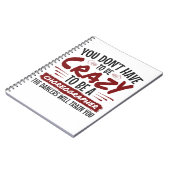 Man muss nicht verrückt sein, um Choreograf zu wer Notizblock (Linke Seite)