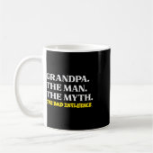 Man Myth Bad Influence Funny Vathers Großeltern D Kaffeetasse (Links)