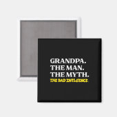 Man Myth Bad Influence Funny Vathers Großeltern D Magnet (Vorderseite/Rückseite)