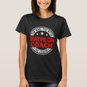Man Myth Biathlon Coach Legend Funny Biathlon Coac T-Shirt (Vorderseite)