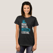 Man Myth Coding Legend Coder Vater Geek Computer P T-Shirt (Vorne ganz)