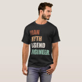 Man Myth Legend Engineer T-Shirt (Vorne ganz)