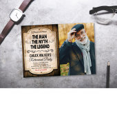 Man Myth Legend Pensionseinladung Einladung