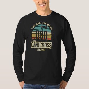 Man Myth Legend Vater Canicross Phantastisch Runne T-Shirt