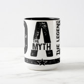 Man Myth Legend Vater Kaffeemaschine Tasse (Mittel)