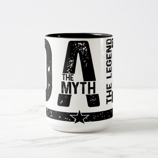 Man Myth Legend Vater Kaffeemaschine Tasse (Mittel)