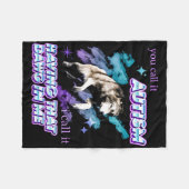 Man nennt es Autismus, ich nenne es mit diesem Daw Fleecedecke (Vorderseite (Horizontal))