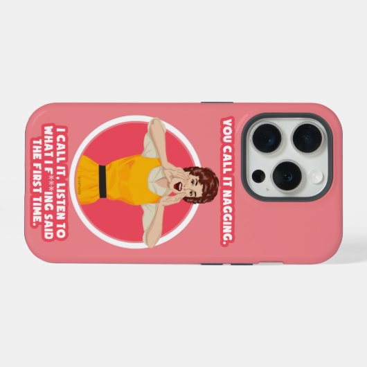 Man nennt es nagend. iPhone hülle (Rückseite (Horizontal))