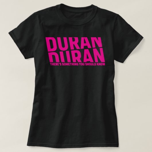 Man nennt mich British Duran Duran Rock Band Retro T-Shirt (Design vorne)