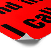 Man nennt mich ein anarchistisches Poster (Ecke)