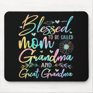 Man nennt sie Mama Oma und große Oma-Blume Mousepad