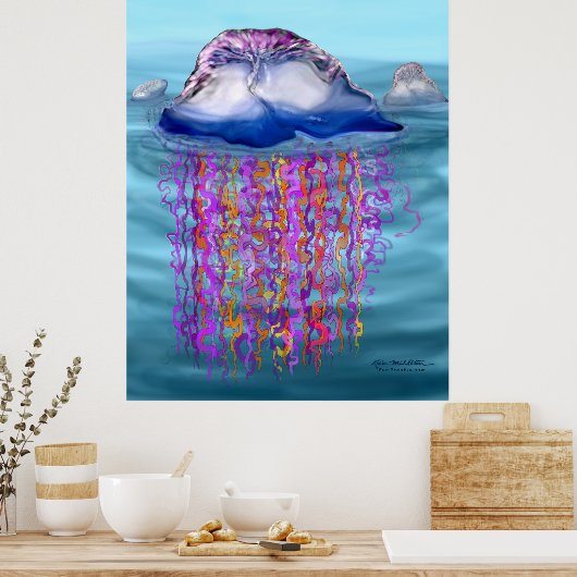 Man-o-war Poster (Küche)