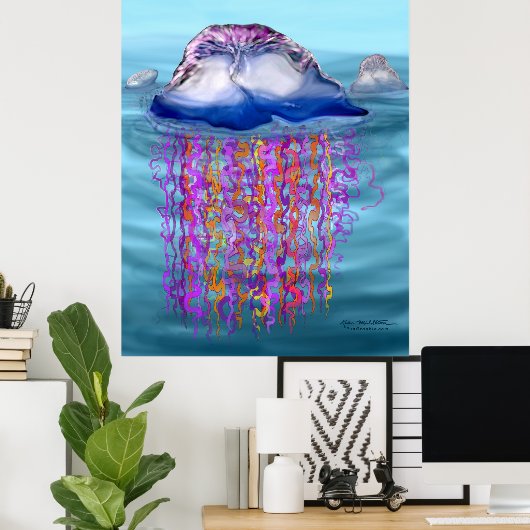 Man-o-war Poster (Heimbüro)