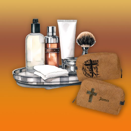 Man of Faith (1 Corinthians 16:13) Waschbeutel