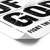 Man Of God Christian Dad Bible Verse Timothy 6 11 Poster (Ecke)