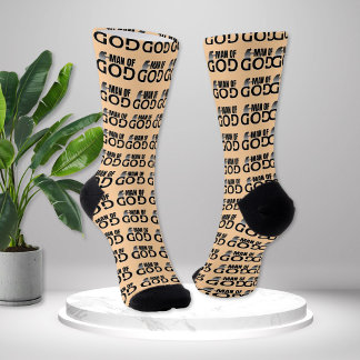 Man of God Novelty Socks Socken