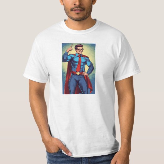 "Man of Steel Vibes" T-Shirt (Vorderseite)