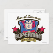 Man of Tomorrow Postkarte (Vorne/Hinten)