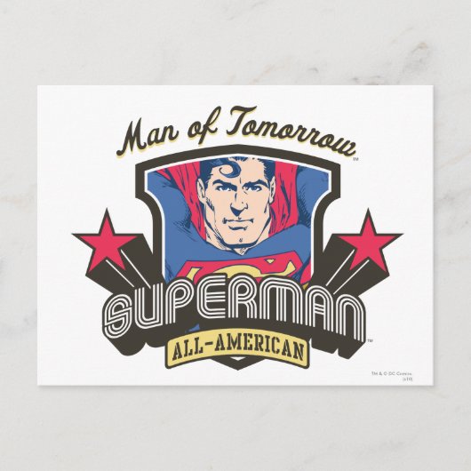 Man of Tomorrow Postkarte (Vorderseite)
